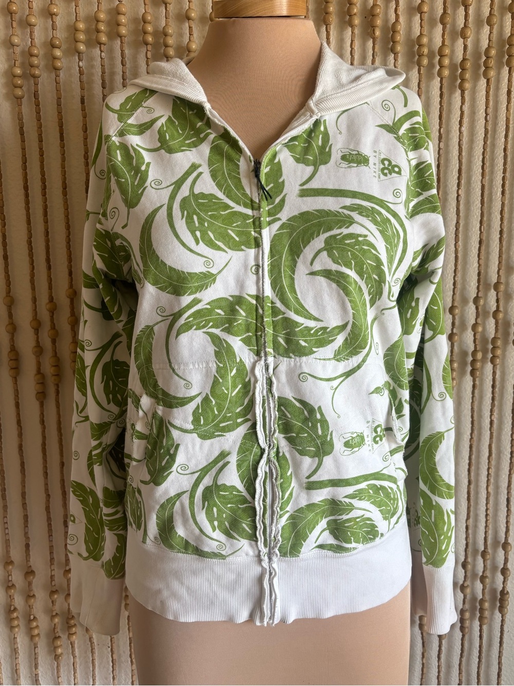 Nike ACG x Delphi Collective All Over Palm Leaf Zip Hoodie Hiking Outdoor Jacket